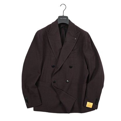 26-27AW TAGLIATORE “G-WARNER” ヴァージンウール100% 4Bダブルテーラードジャケット / Exclusive Garment