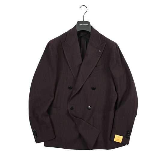 26-27AW TAGLIATORE “G-WARNER” ヴァージンウール100% 4Bダブルテーラードジャケット / Exclusive Garment