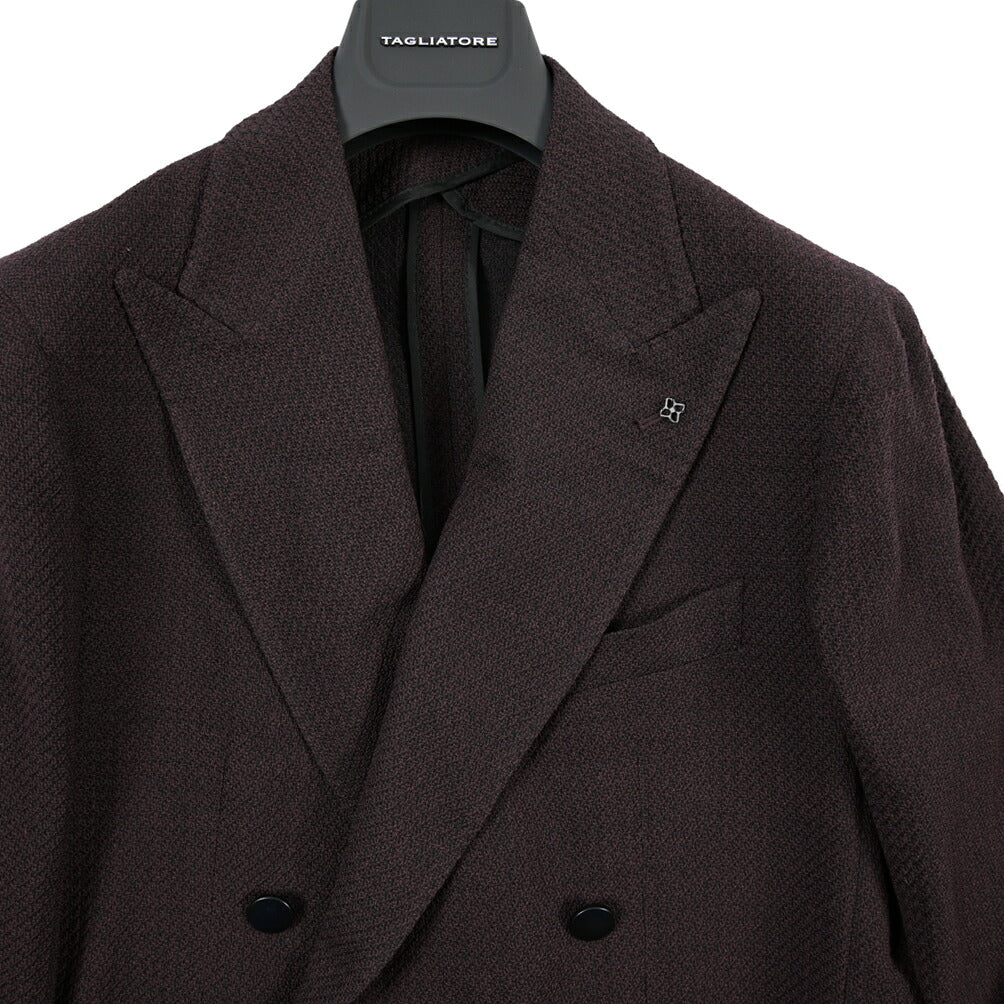 26-27AW TAGLIATORE “G-WARNER” ヴァージンウール100% 4Bダブルテーラードジャケット / Exclusive Garment