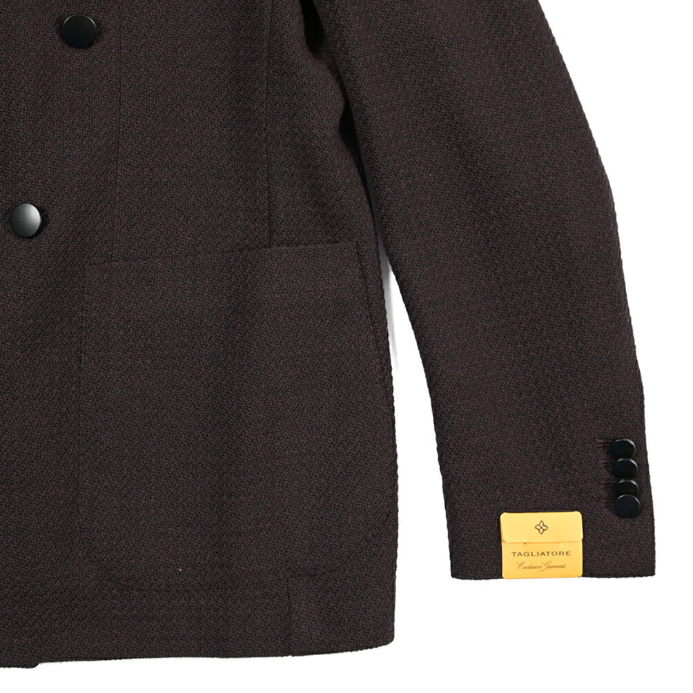 26-27AW TAGLIATORE “G-WARNER” ヴァージンウール100% 4Bダブルテーラードジャケット / Exclusive Garment