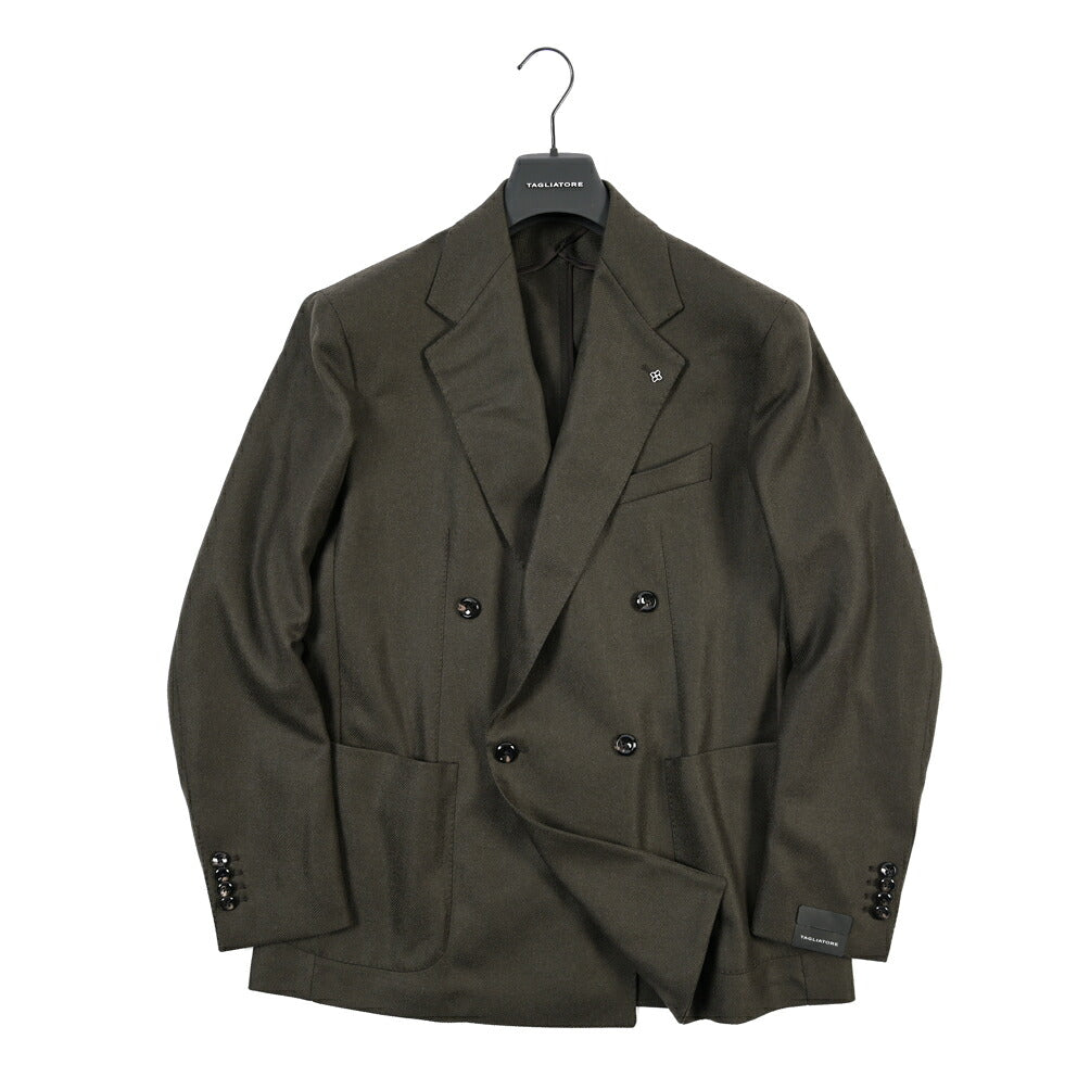26-27AW TAGLIATORE “G-NORMAN” ヴァージンウール100% 4Bダブルテーラードジャケット