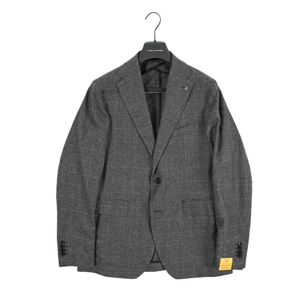 26-27AW TAGLIATORE “MONTECARLO” ウール混コットン 2Bシングルテーラードスーツ / Exclusive Garment