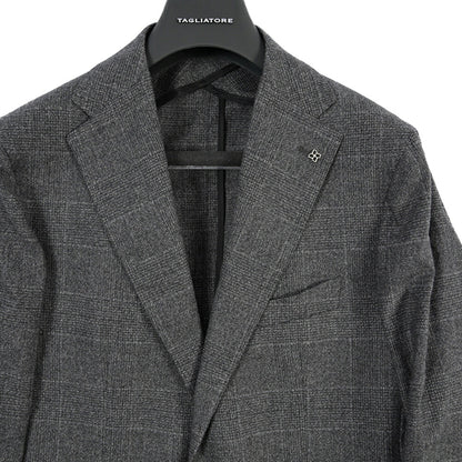 26-27AW TAGLIATORE “MONTECARLO” ウール混コットン 2Bシングルテーラードスーツ / Exclusive Garment