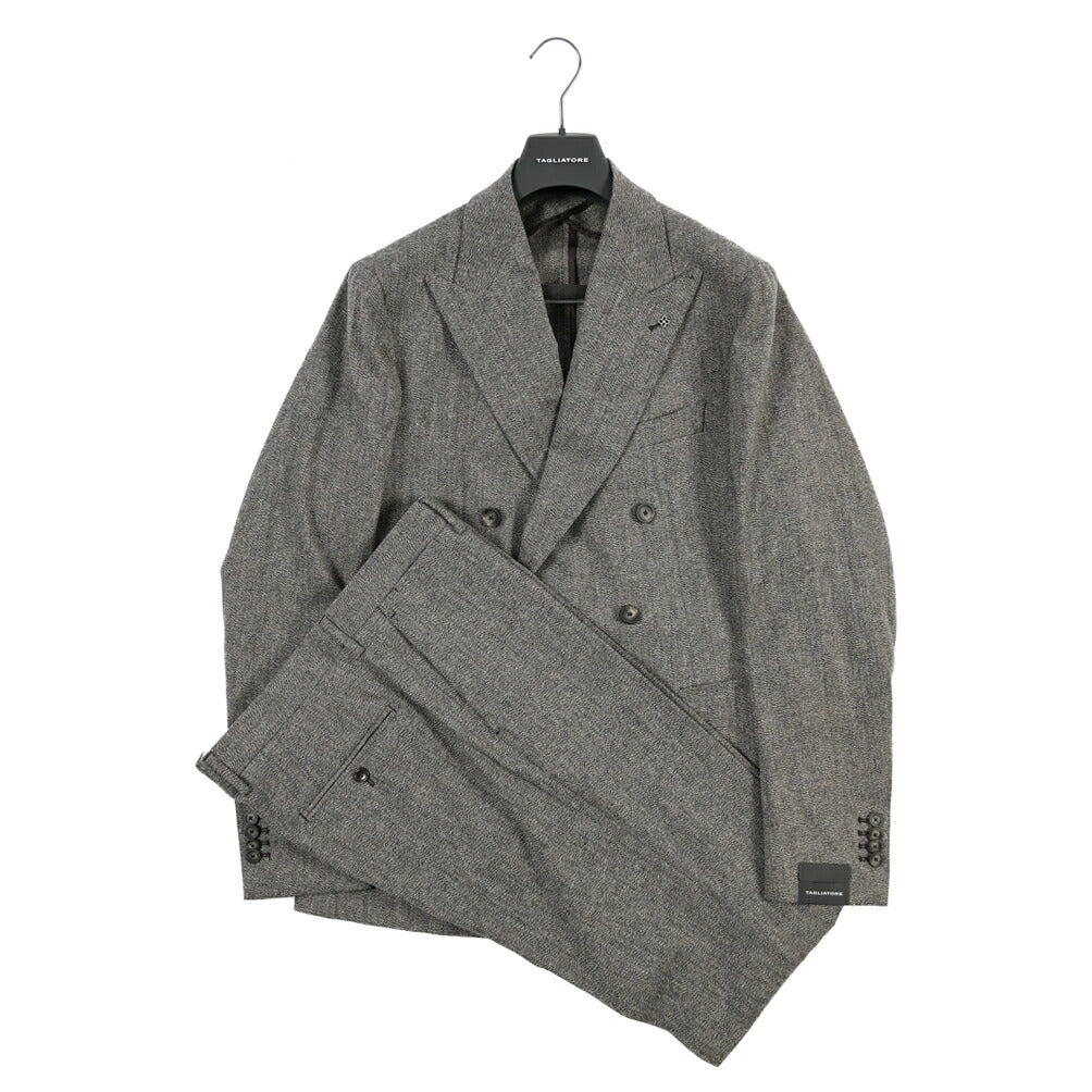 26-27AW TAGLIATORE “MONTECARLO” ストレッチウール 6Bダブルテーラードスーツ