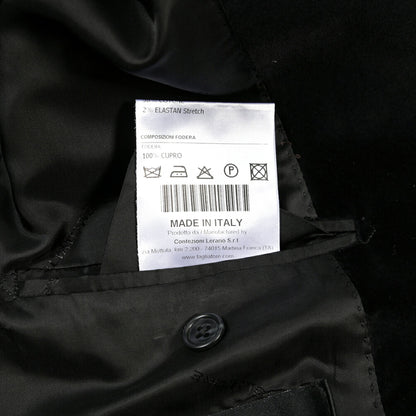 26-27AW TAGLIATORE 1FNJ15A ストレッチコットン 2Bシングルベロアジャケット