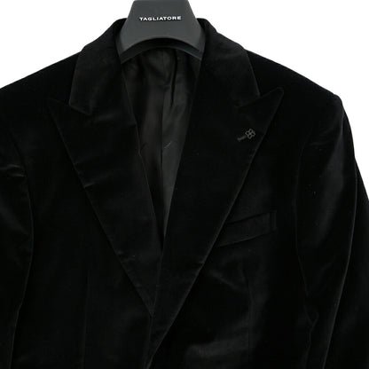 26-27AW TAGLIATORE 1FNJ15A ストレッチコットン 2Bシングルベロアジャケット
