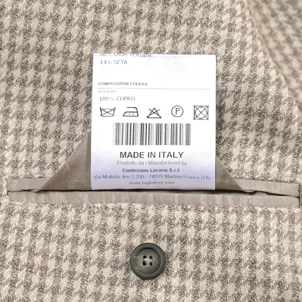26-27AW TAGLIATORE “MONTECARLO” シルク混ウール 2Bシングルテーラードジャケット