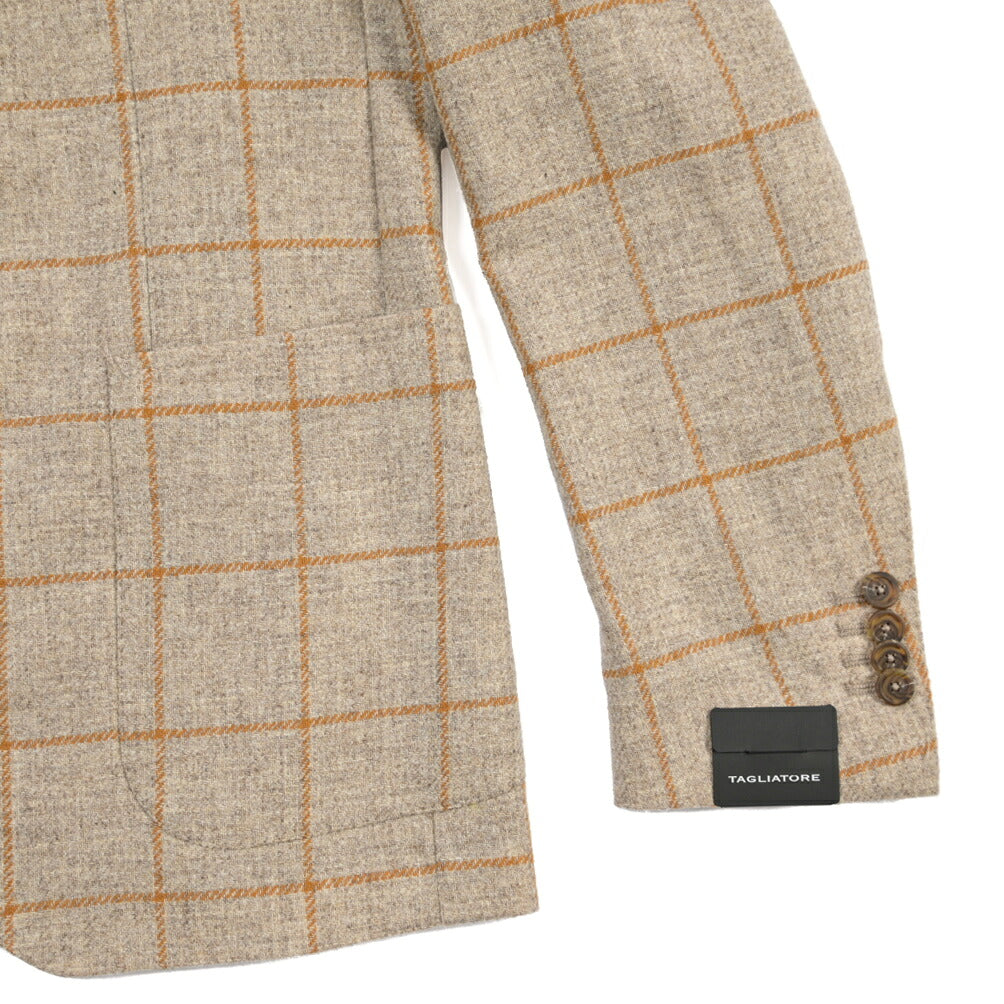 26-27AW TAGLIATORE “MONTECARLO” カシミヤ混ヴァージンウール 2Bシングルテーラードジャケット