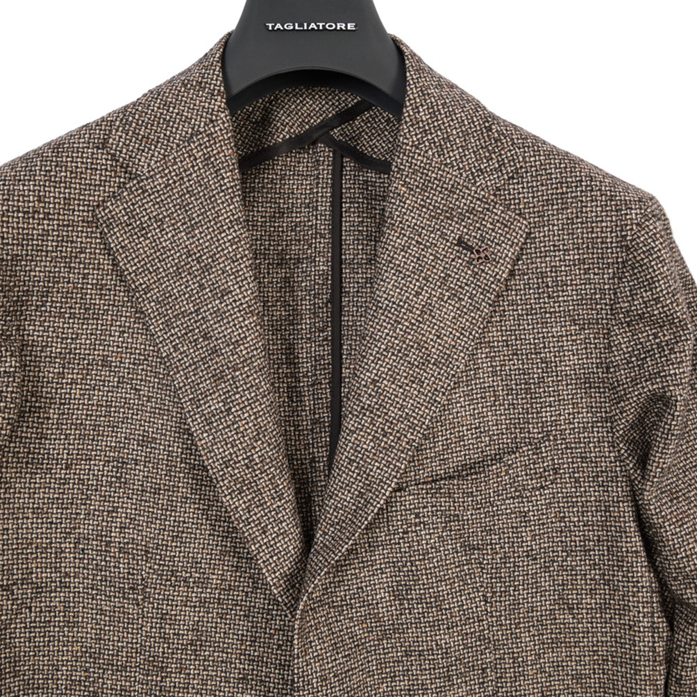 26-27AW TAGLIATORE “MONTECARLO” シルク混ウール 2Bシングルテーラードジャケット / Exclusive Garment