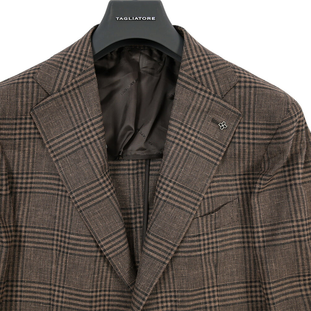 26-27AW TAGLIATORE “VESUVIO” ストレッチウール 2Bシングルテーラードジャケット / Exclusive Garment
