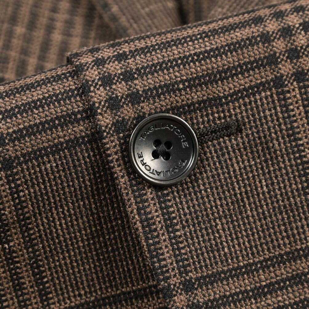 26-27AW TAGLIATORE “VESUVIO” ストレッチウール 2Bシングルテーラードジャケット / Exclusive Garment