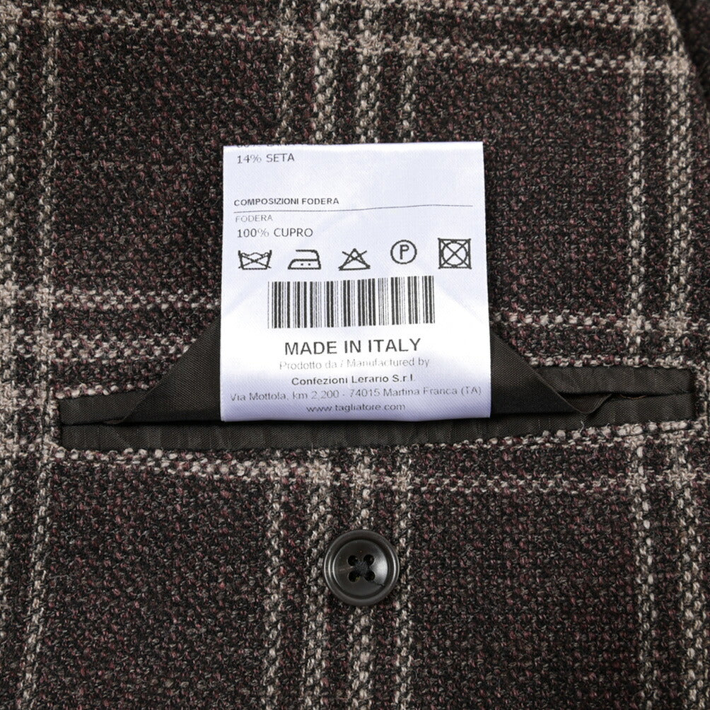 26-27AW TAGLIATORE “MONTECARLO” シルク混ウール 2Bシングルテーラードジャケット / Exclusive Garment