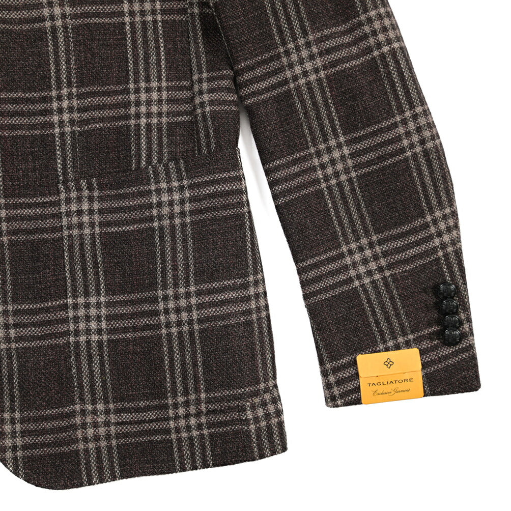 26-27AW TAGLIATORE “MONTECARLO” シルク混ウール 2Bシングルテーラードジャケット / Exclusive Garment