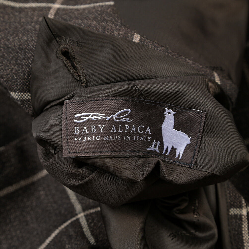26-27AW TAGLIATORE “VESUVIO” ベビーアルパカ混 2Bシングルテーラードジャケット