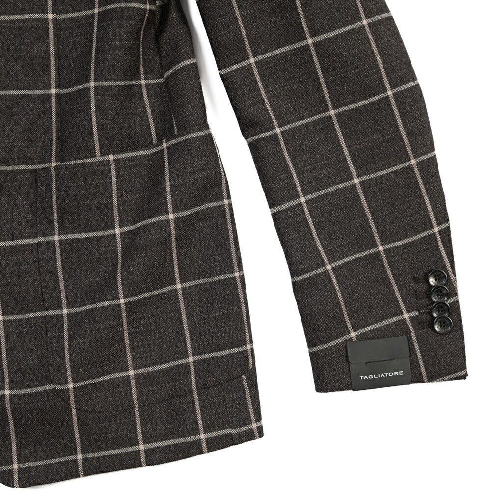26-27AW TAGLIATORE “VESUVIO” ベビーアルパカ混 2Bシングルテーラードジャケット