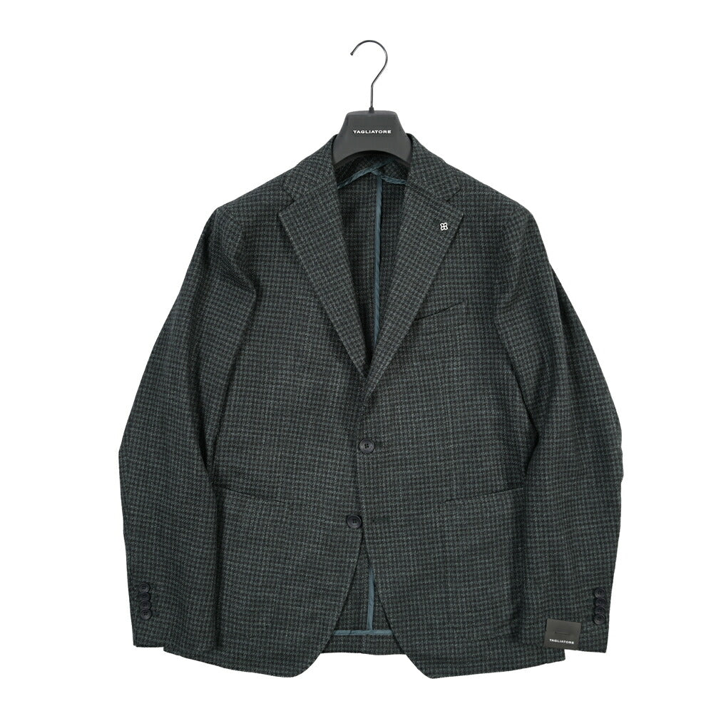 26-27AW TAGLIATORE “MONTECARLO” シルク混ウール 2Bシングルテーラードジャケット