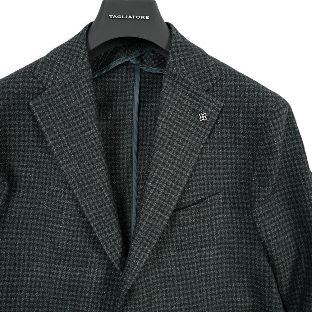26-27AW TAGLIATORE “MONTECARLO” シルク混ウール 2Bシングルテーラードジャケット