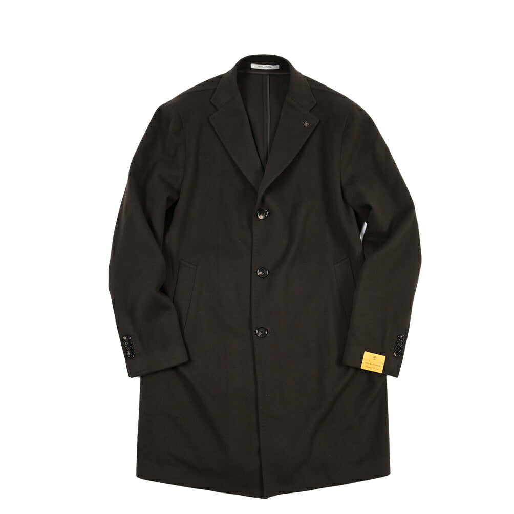 26-27AW TAGLIATORE “COLORADO” カシミヤ混ウール 3Bシングルチェスターコート / Exclusive Garment