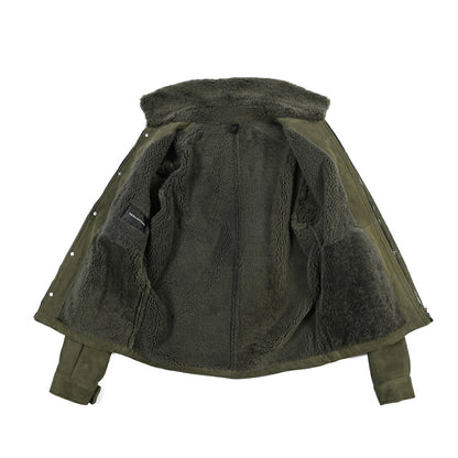 26-27AW TAGLIATORE “STOW” ラムレザー100% ムートンジャケット