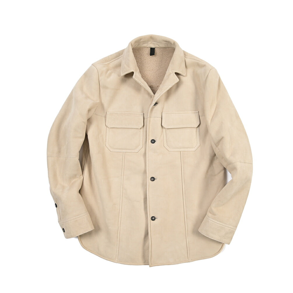 26-27AW TAGLIATORE “BOW” ラムレザー100% ムートンジャケット