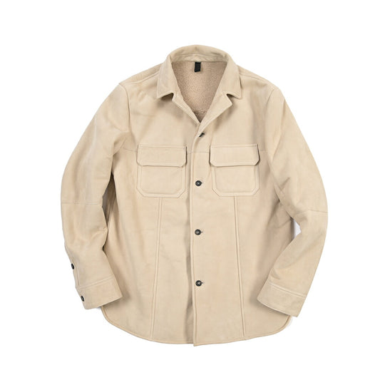 26-27AW TAGLIATORE “BOW” ラムレザー100% ムートンジャケット
