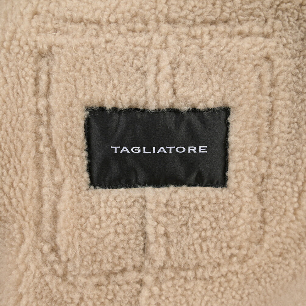 26-27AW TAGLIATORE “BOW” ラムレザー100% ムートンジャケット
