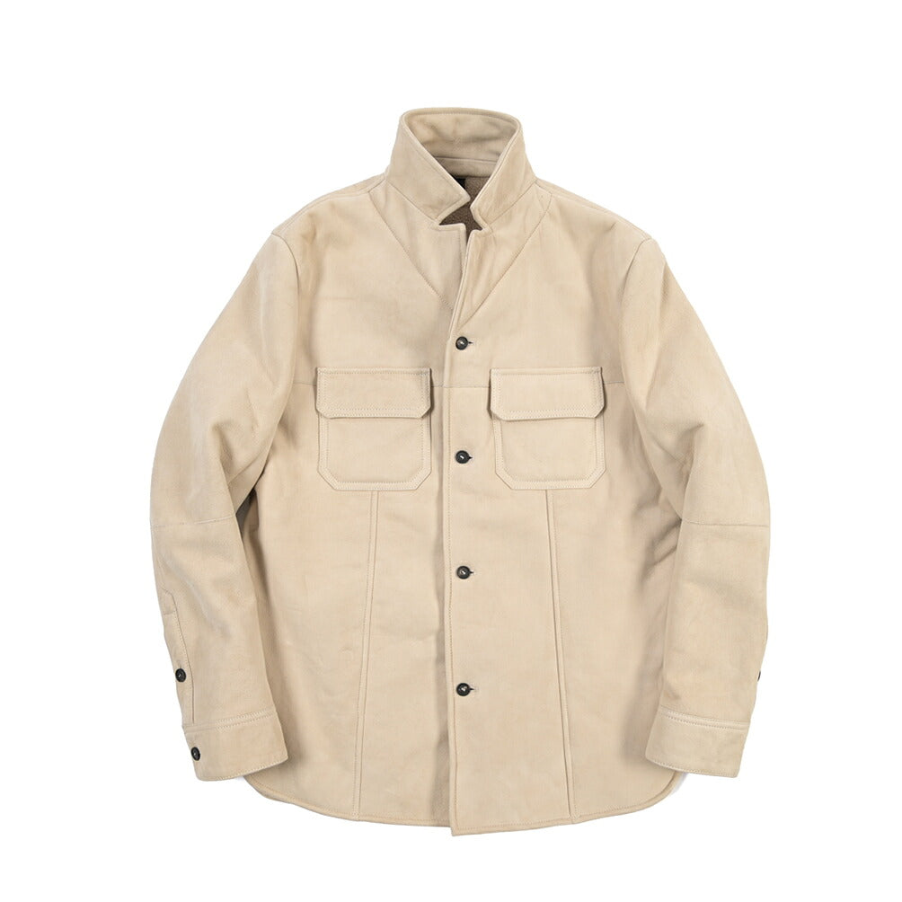 26-27AW TAGLIATORE “BOW” ラムレザー100% ムートンジャケット