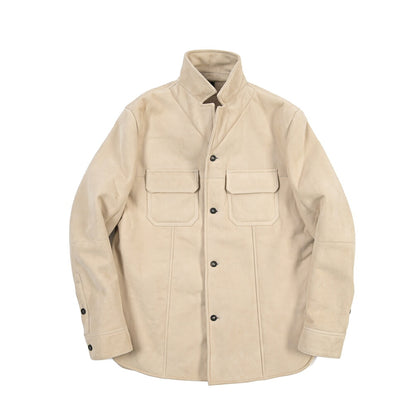 26-27AW TAGLIATORE “BOW” ラムレザー100% ムートンジャケット