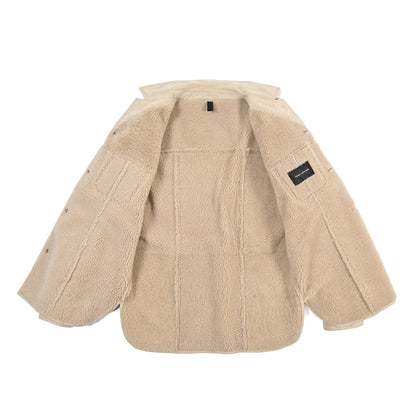 26-27AW TAGLIATORE “BOW” ラムレザー100% ムートンジャケット