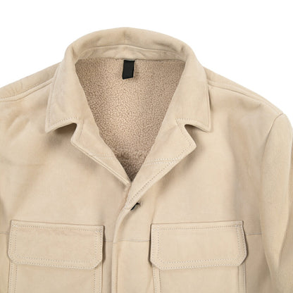 26-27AW TAGLIATORE “BOW” ラムレザー100% ムートンジャケット