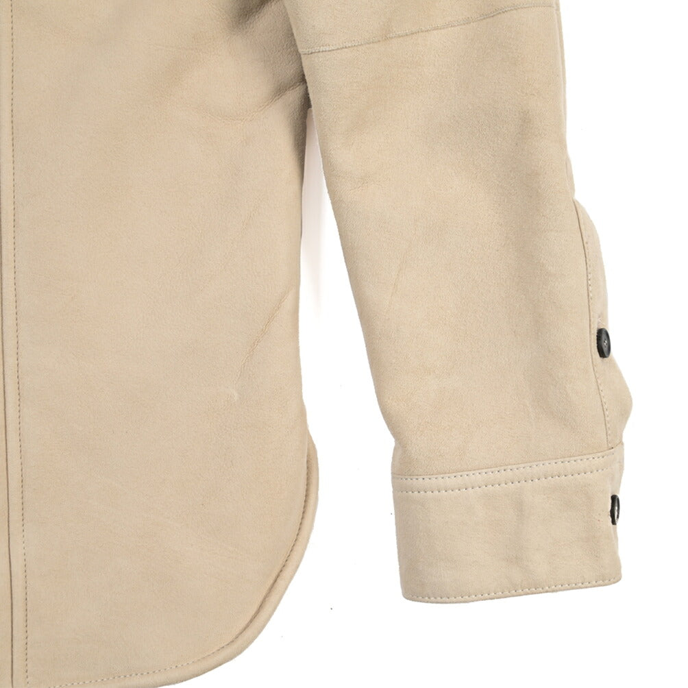 26-27AW TAGLIATORE “BOW” ラムレザー100% ムートンジャケット