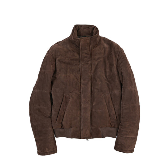 26-27AW TAGLIATORE “MASSEY” ラムレザー100% スタンドカラー中綿ブルゾン