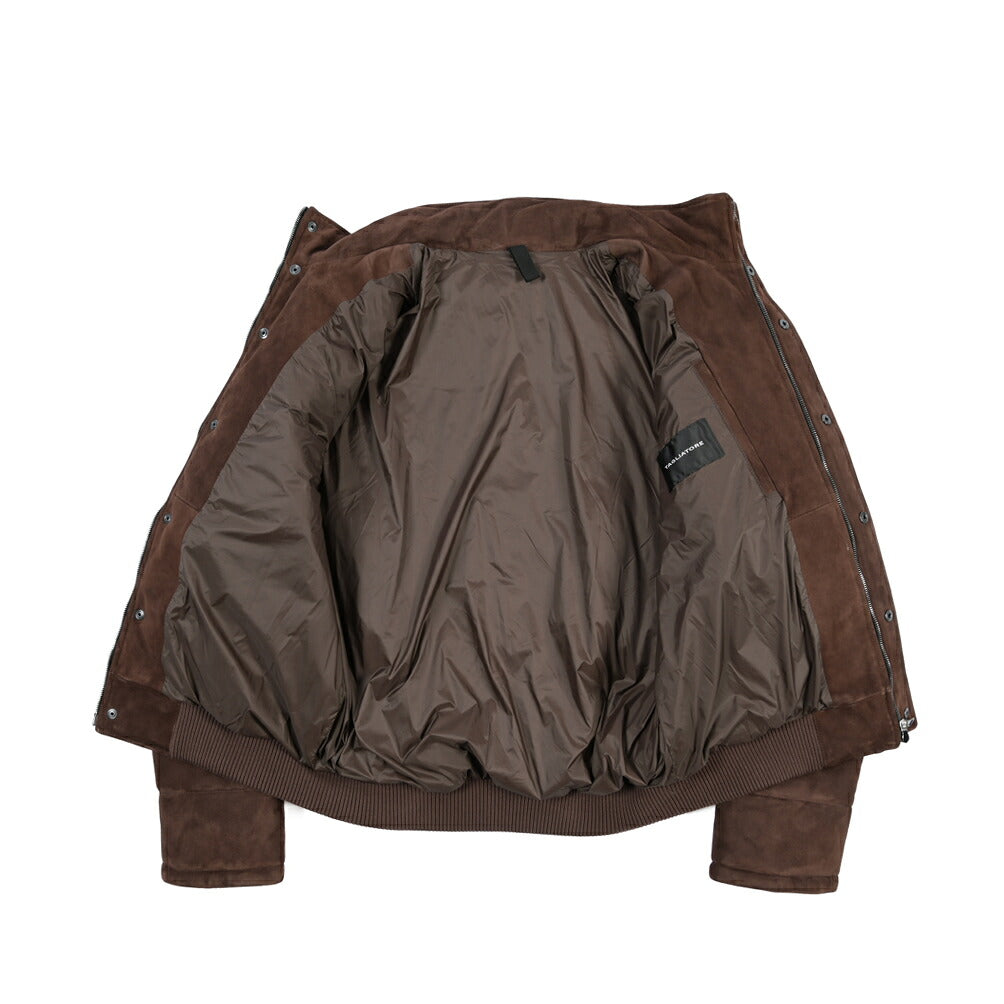 26-27AW TAGLIATORE “MASSEY” ラムレザー100% スタンドカラー中綿ブルゾン
