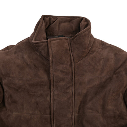 26-27AW TAGLIATORE “MASSEY” ラムレザー100% スタンドカラー中綿ブルゾン