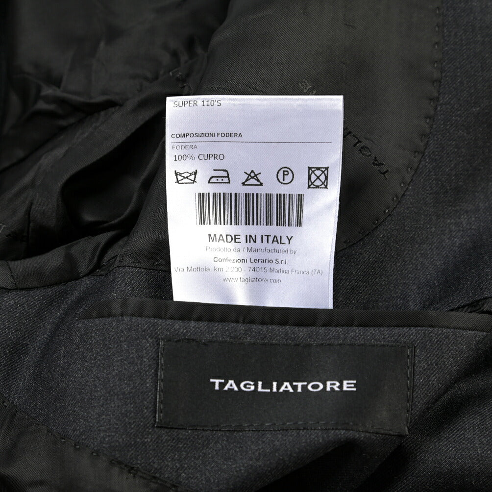 26-27AW TAGLIATORE SUPER 110's ヴァージンウール100% 2Bシングルテーラードスーツ / CANONICO製生地(Perennial) / 2FBR22B01
