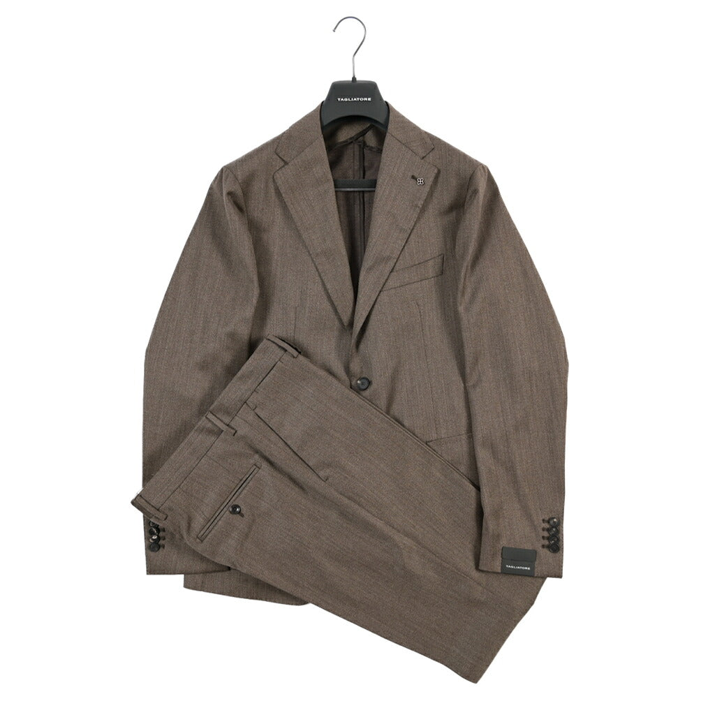 26-27AW TAGLIATORE “MONTECARLO”ストレッチウール 2Bシングルテーラードスーツ