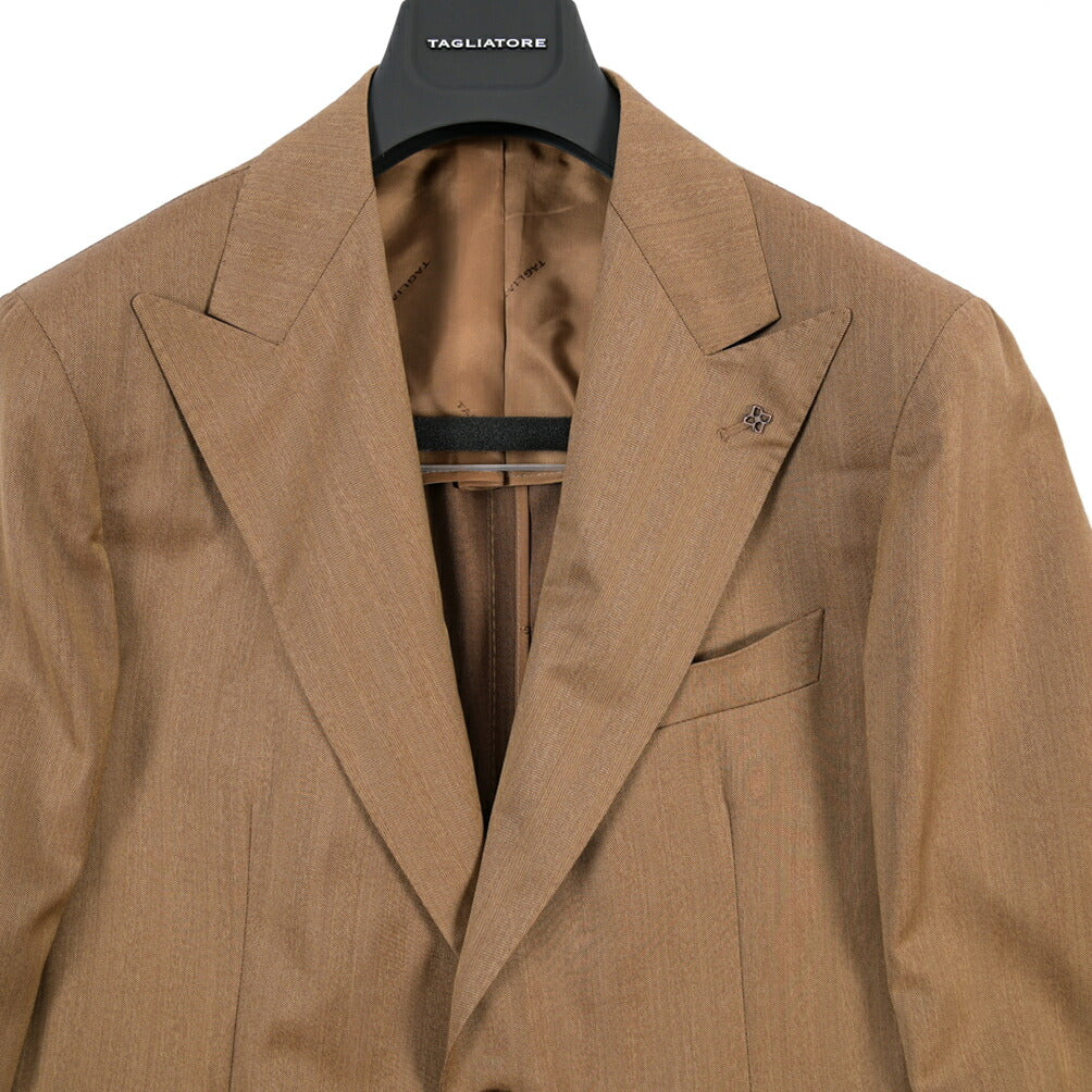26-27AW TAGLIATORE “VESUVIO” SUPER 130's ヴァージンウール100% 2Bシングルテーラードスーツ / Exclusive Garment