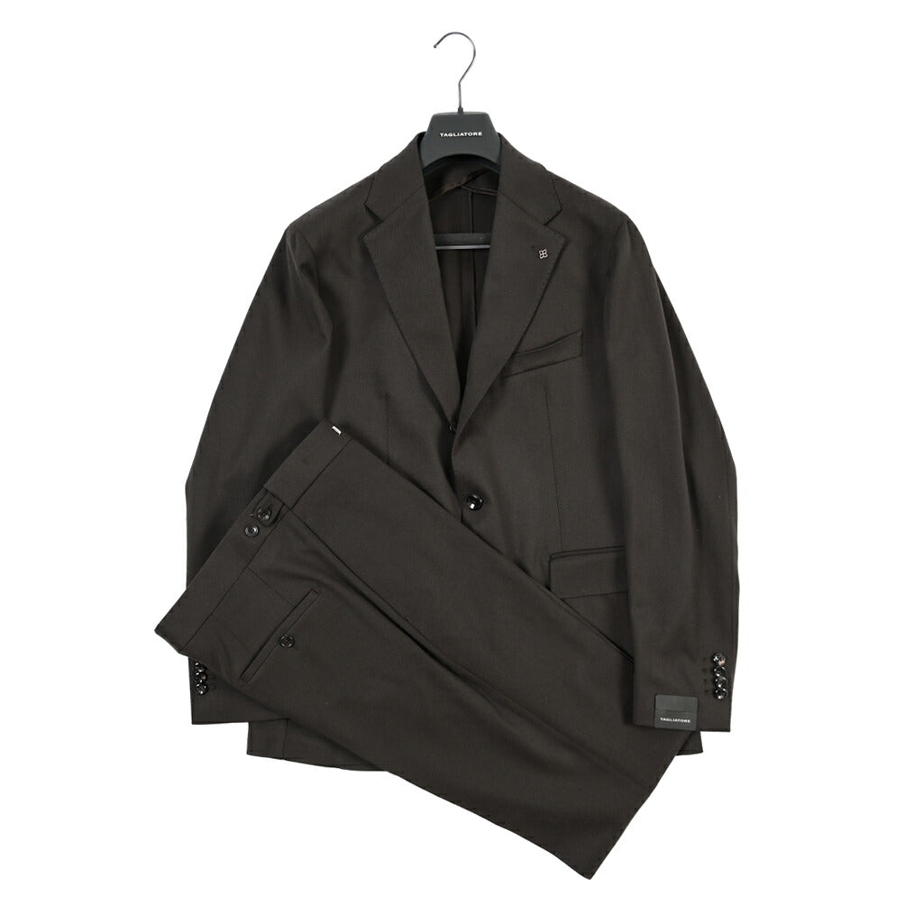26-27AW TAGLIATORE “NAPOLI” ストレッチウール 段返り3Bシングルテーラードスーツ