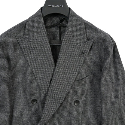 26-27AW TAGLIATORE “NAPOLI” ウール混コットン 6Bダブルテーラードスーツ / Exclusive Garment