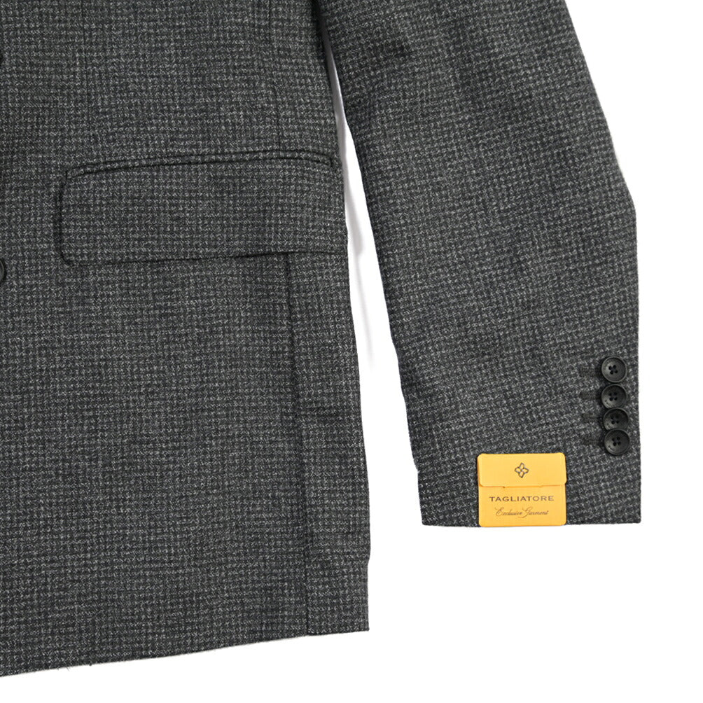26-27AW TAGLIATORE “NAPOLI” ウール混コットン 6Bダブルテーラードスーツ / Exclusive Garment