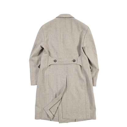 26-27AW TAGLIATORE “C-RUPERT” ヴァージンウール100% 6Bダブルヘリンボーンコート / Exclusive Garment