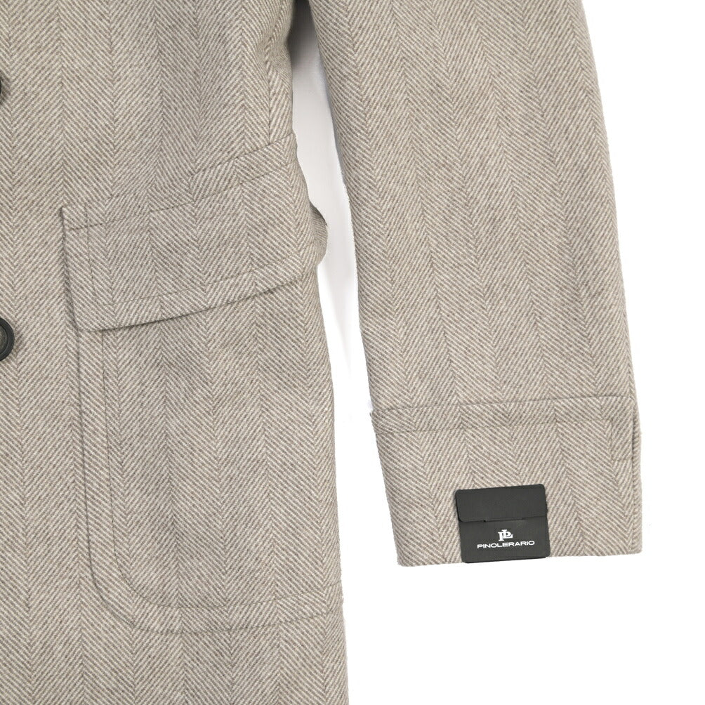 26-27AW TAGLIATORE “C-RUPERT” ヴァージンウール100% 6Bダブルヘリンボーンコート / Exclusive Garment