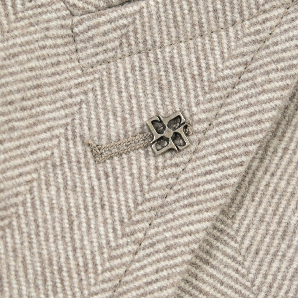 26-27AW TAGLIATORE “C-RUPERT” ヴァージンウール100% 6Bダブルヘリンボーンコート / Exclusive Garment