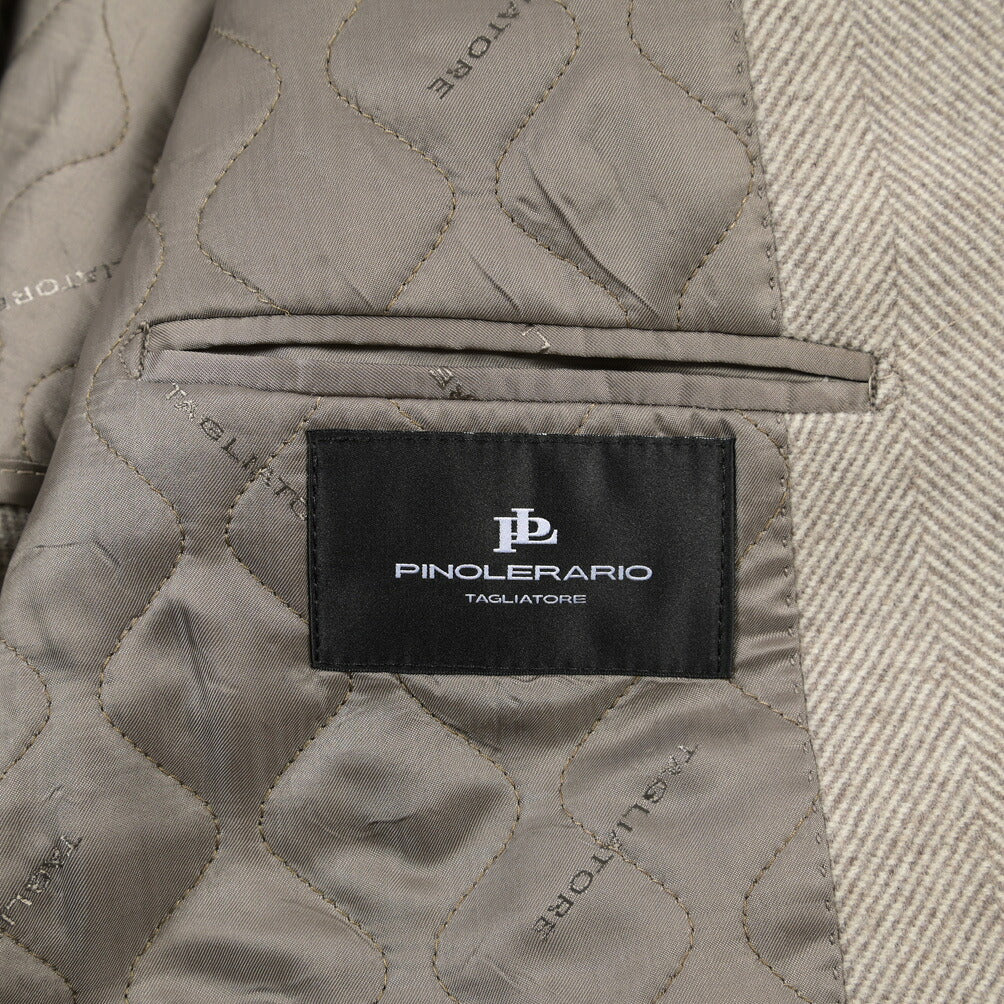 26-27AW TAGLIATORE “C-RUPERT” ヴァージンウール100% 6Bダブルヘリンボーンコート / Exclusive Garment
