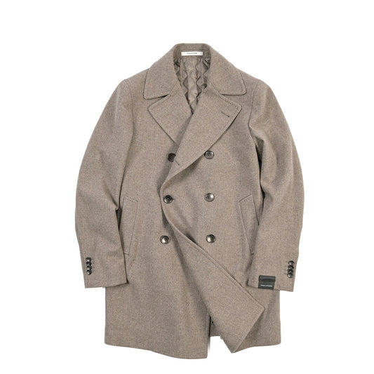 26-27AW TAGLIATORE “C-STEPHAN” ヴァージンウール100% 6Bダブルヘリンボーンコート