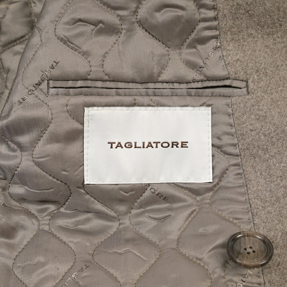 26-27AW TAGLIATORE “C-STEPHAN” ヴァージンウール100% 6Bダブルヘリンボーンコート