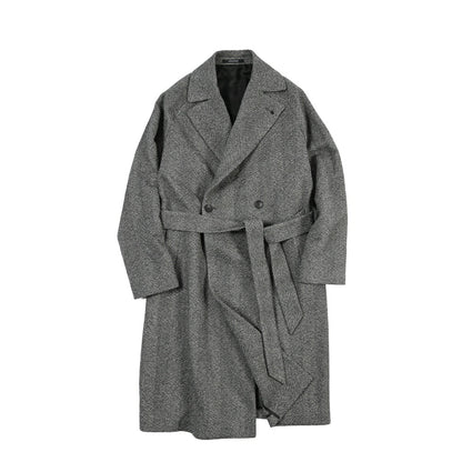 26-27AW TAGLIATORE “HENDRICKS” ヴァージンウール100% 2Bダブルヘリンボーンコート
