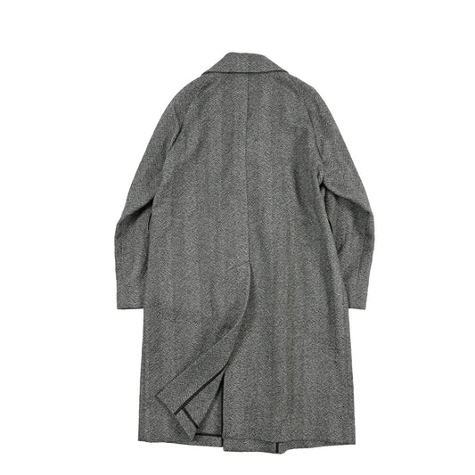 26-27AW TAGLIATORE “HENDRICKS” ヴァージンウール100% 2Bダブルヘリンボーンコート
