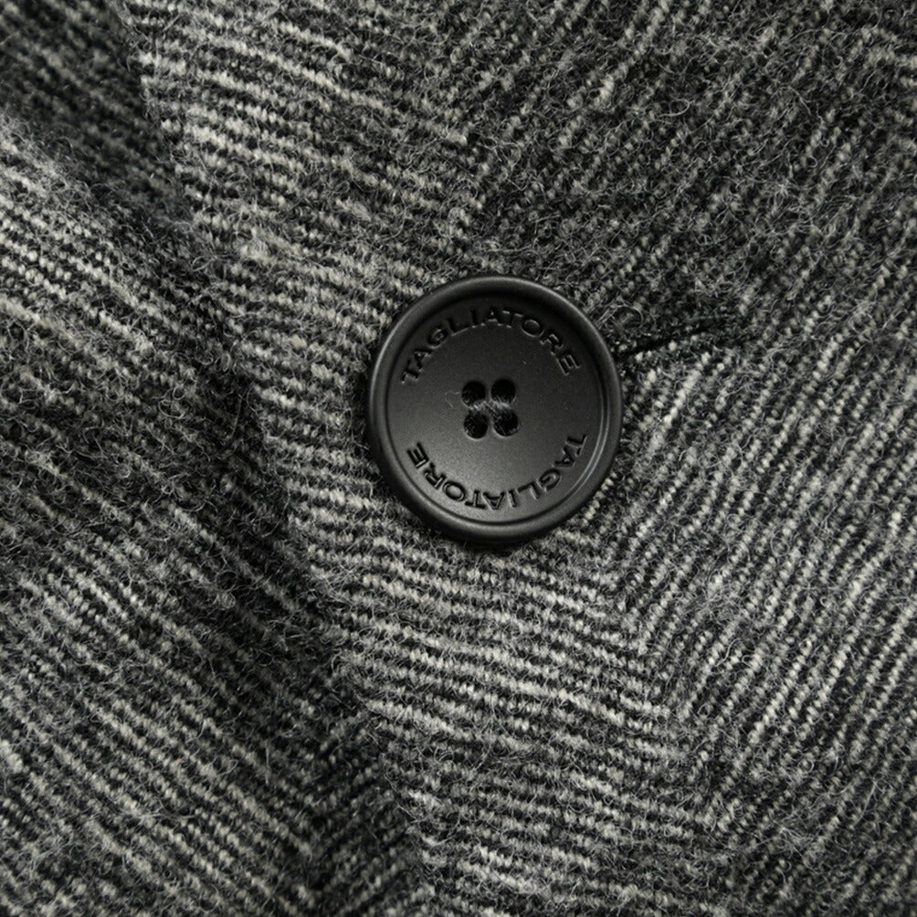 26-27AW TAGLIATORE “HENDRICKS” ヴァージンウール100% 2Bダブルヘリンボーンコート
