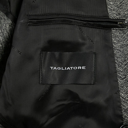 26-27AW TAGLIATORE “HENDRICKS” ヴァージンウール100% 2Bダブルヘリンボーンコート